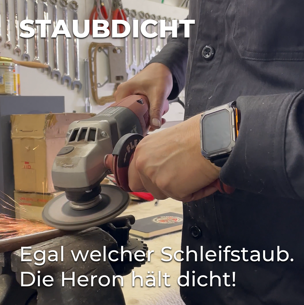 HERON die unzerstörbare Smartwatch für Handwerker