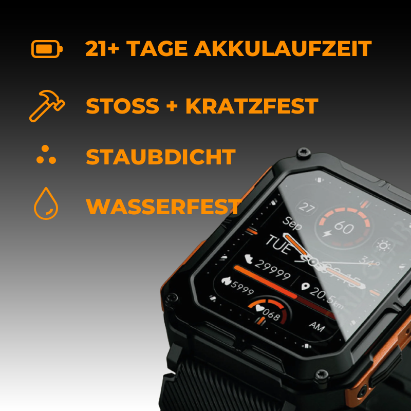 HERON die unzerstörbare Smartwatch für Handwerker