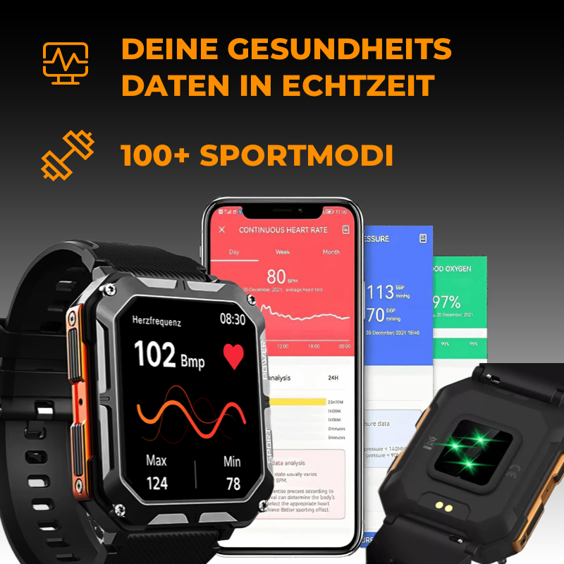 HERON die unzerstörbare Smartwatch für Handwerker