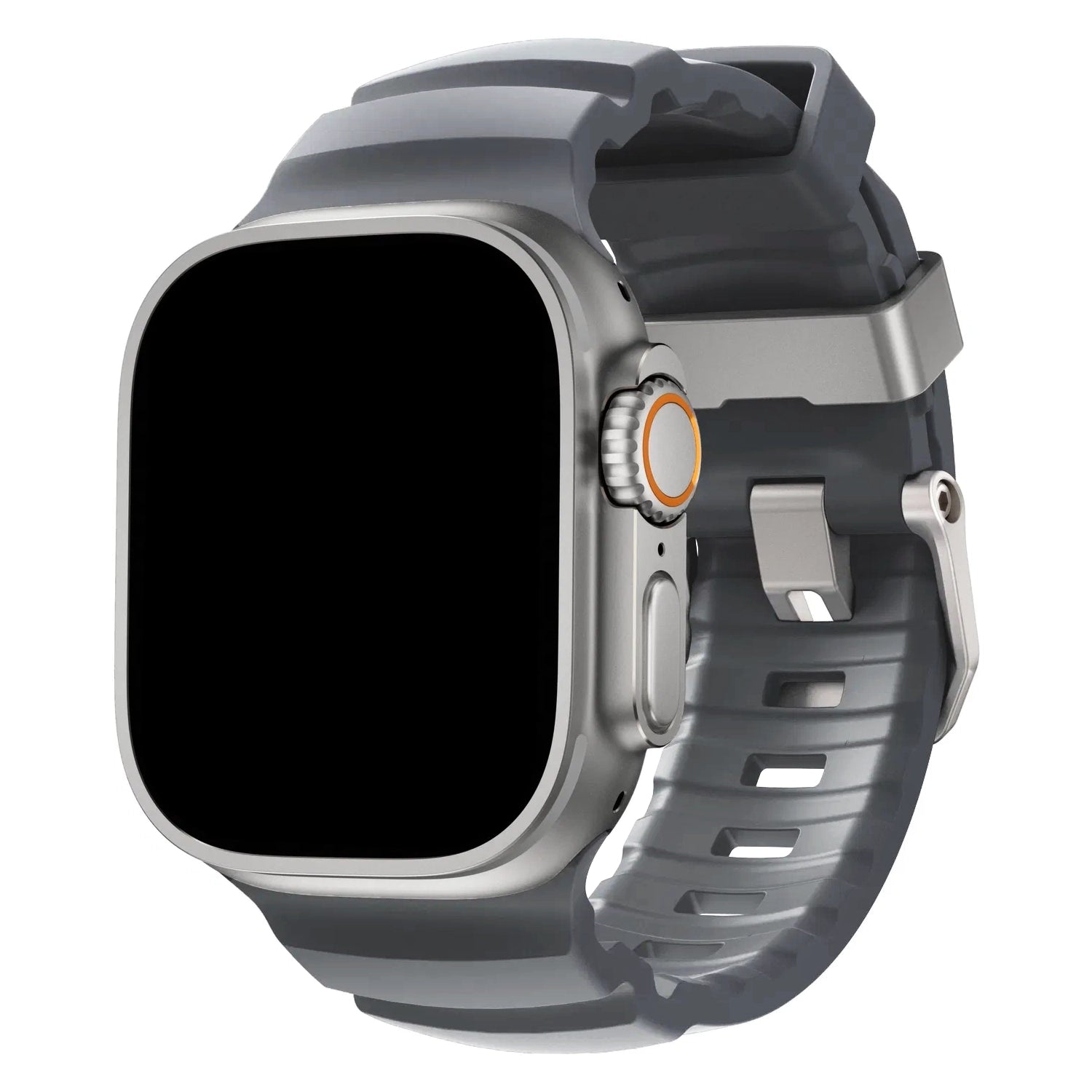 apple watch armband rocky hellgrau front monteny