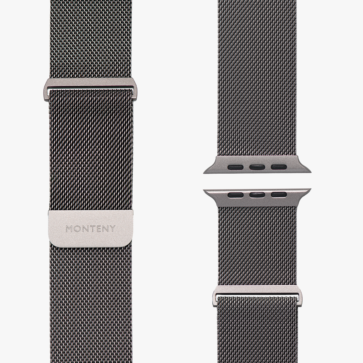 Apple Watch Milanaise Armband für Ultra 49 mm titanfaben