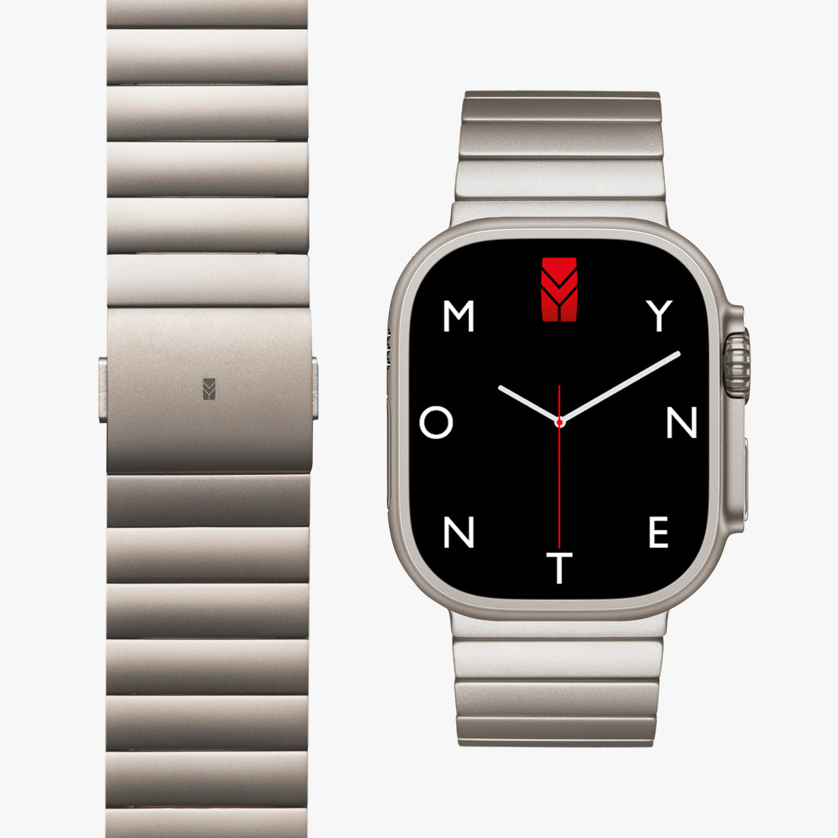 Plutos Titan Grade 2 DLC Magnetschließe Armband für Apple Watch Ultra