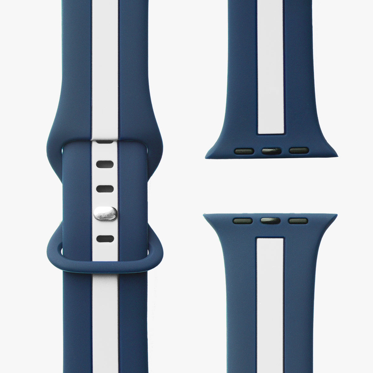 Apple Watch Armband Milano Silikon zweifarbig
