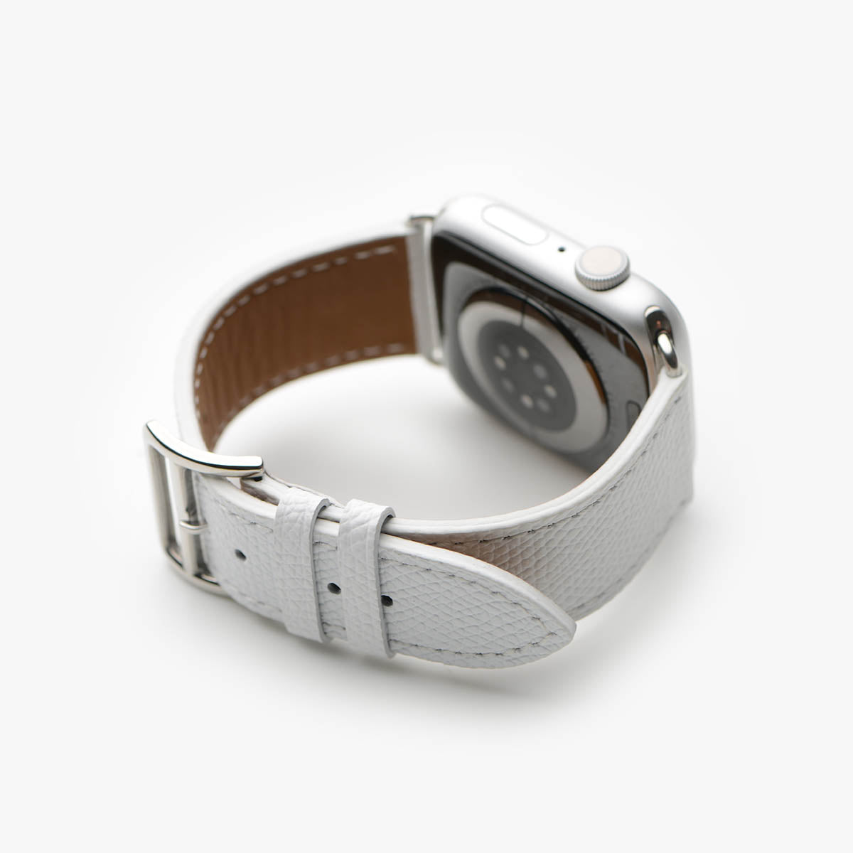 Apple Watch Lederarmband San Francisco weiss