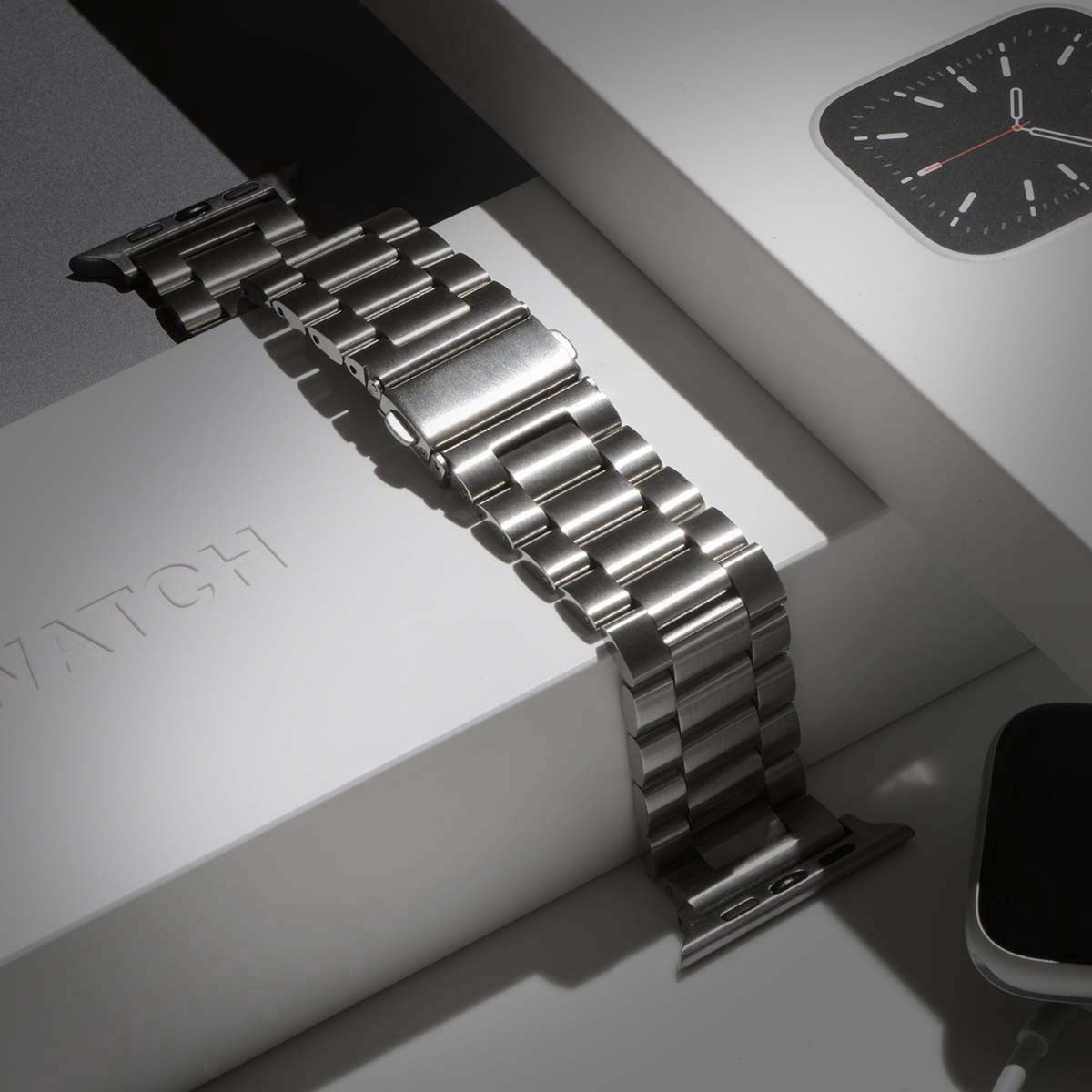 Apple Watch Gliederarmband Manhattan Edelstahl
