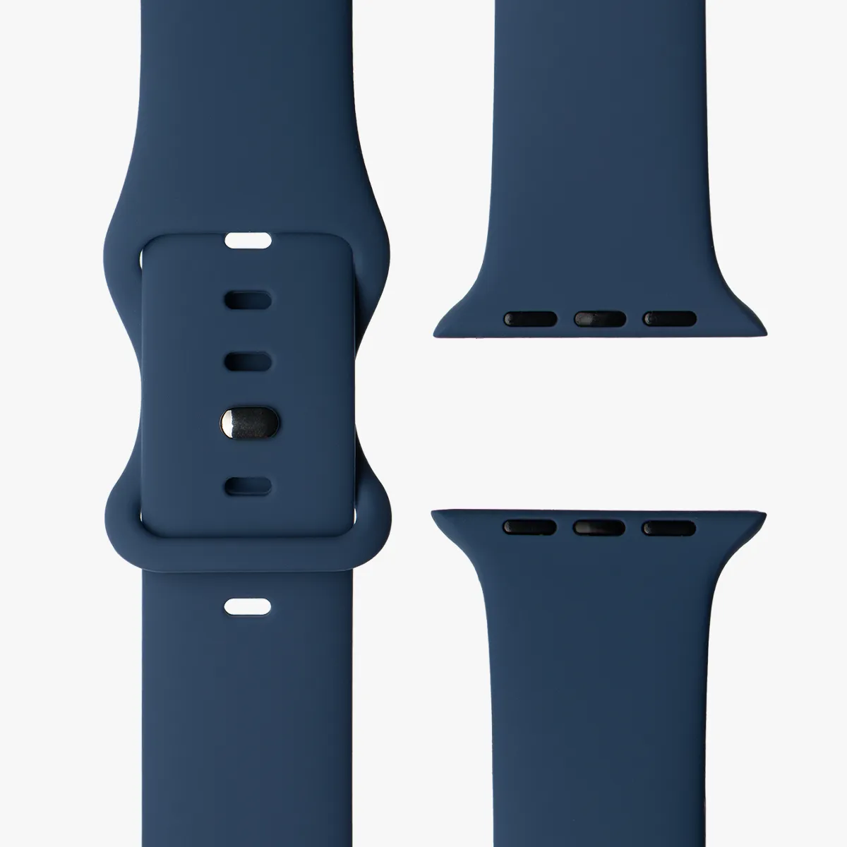 apple watch silikon armband alaska blau draufsicht malta monteny