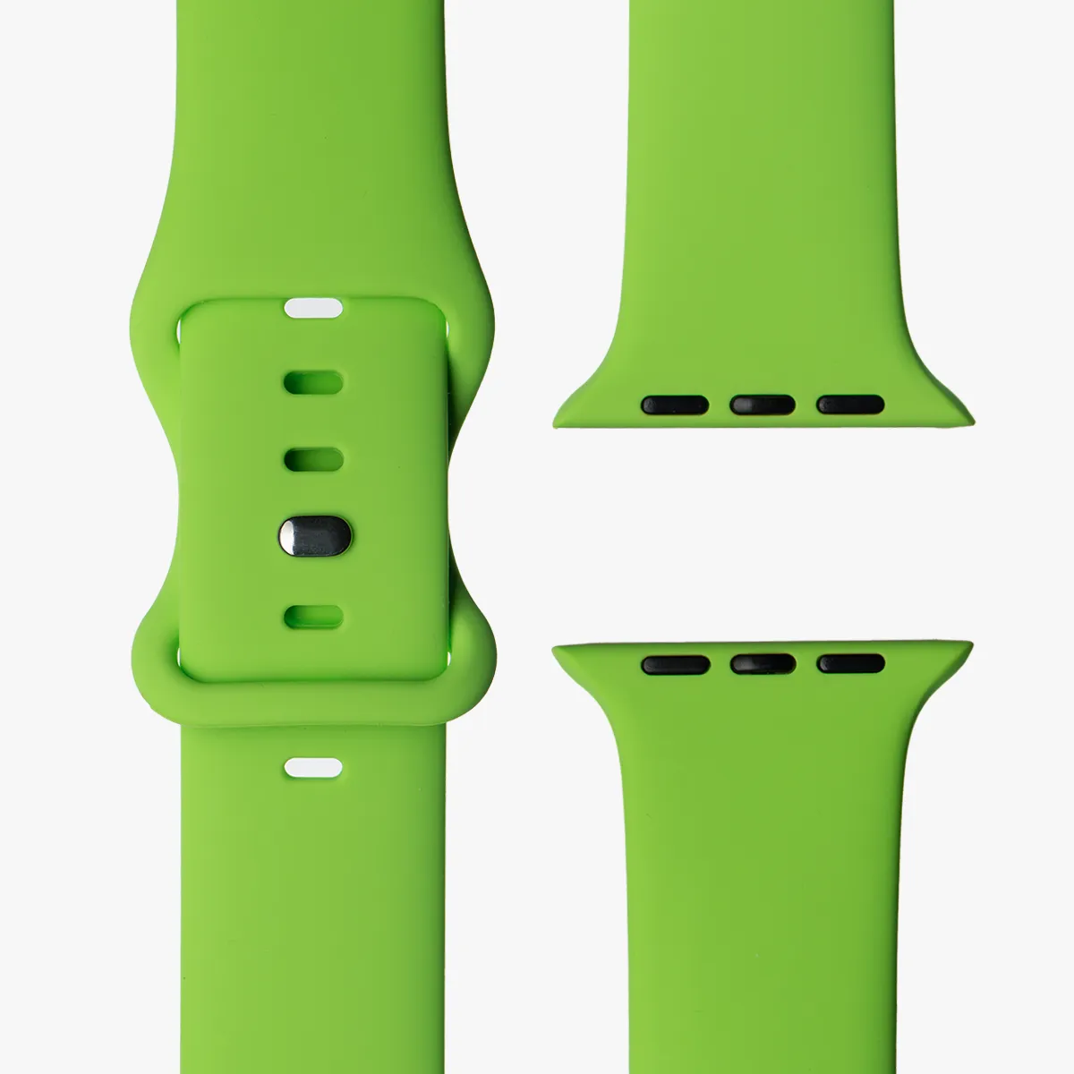 apple watch silikon armband apfel gruen draufsicht malta monteny