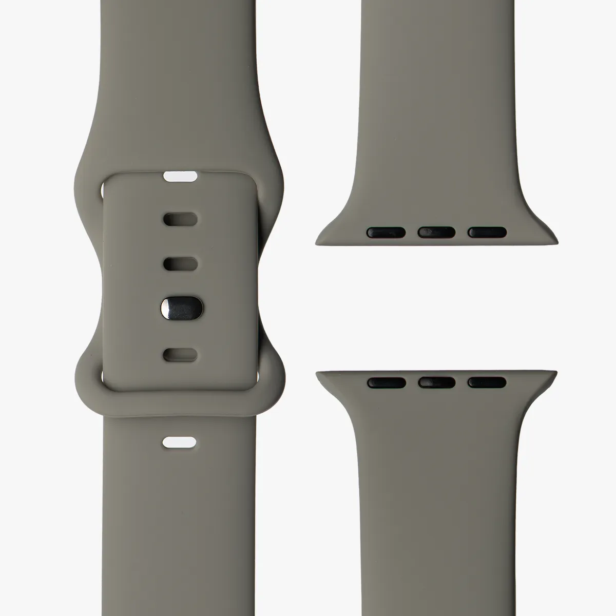 apple watch silikon armband stein grau draufsicht malta monteny