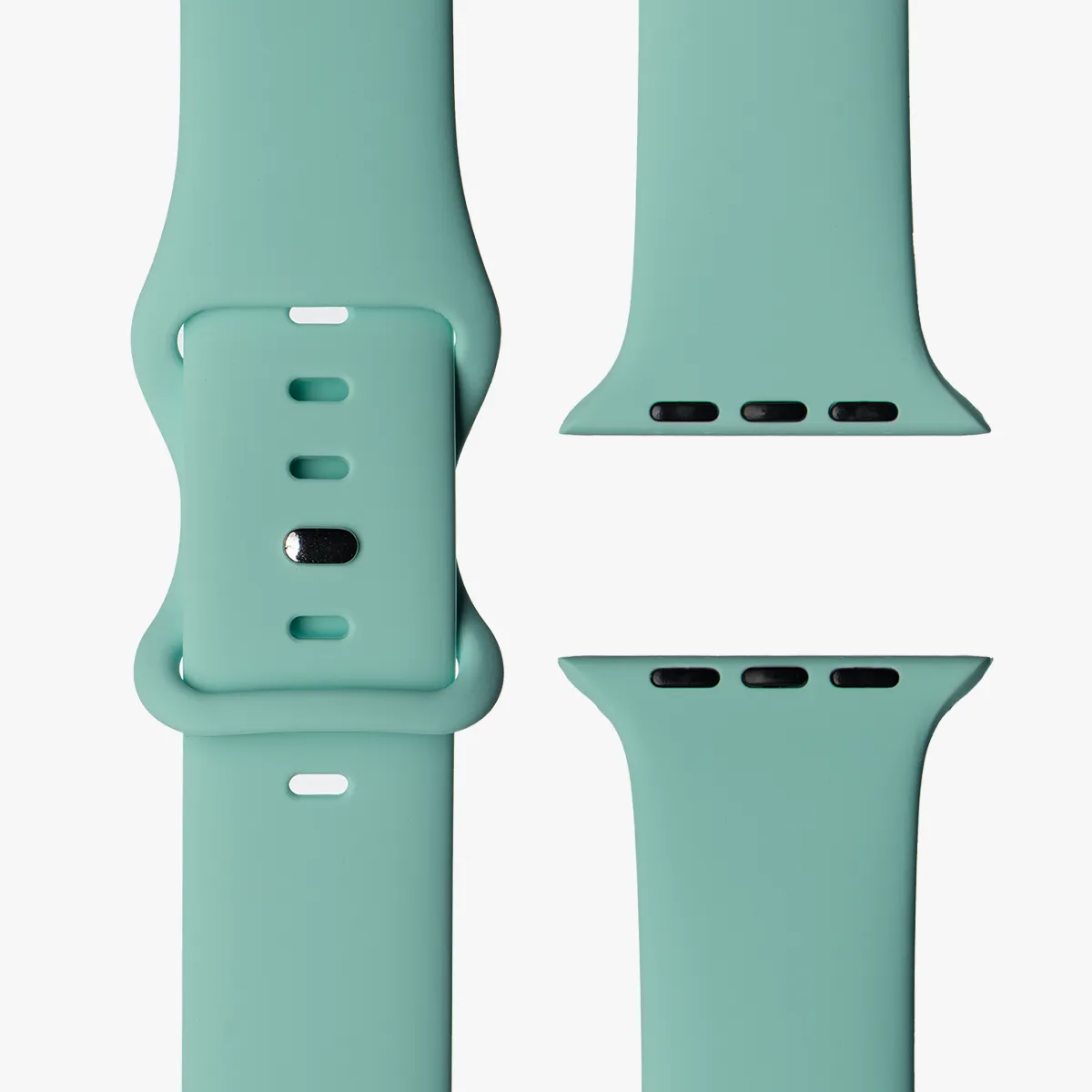 apple watch silikon armband tuerkis draufsicht malta monteny