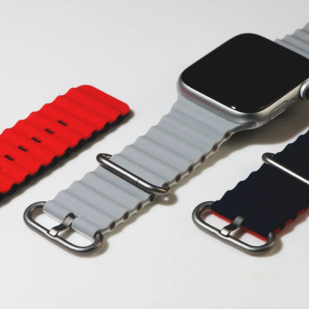 Apple Watch Armband Ocean Silikon zweifarbig