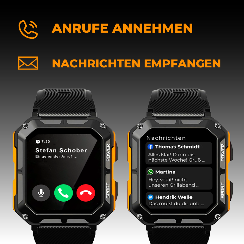HERON die unzerstörbare Smartwatch für Handwerker