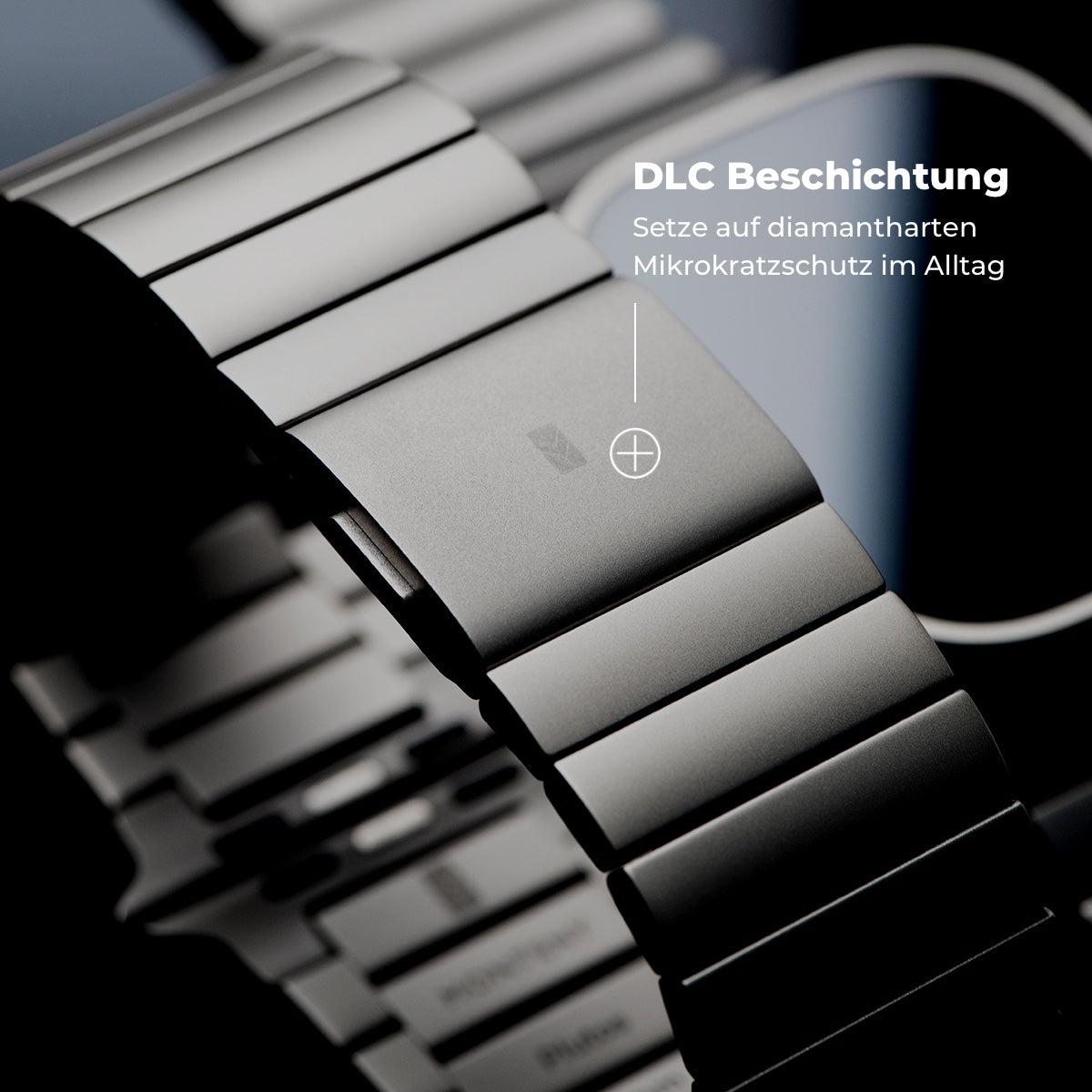 Plutos Titan Grade 2 DLC Magnetschließe Armband für Apple Watch Ultra