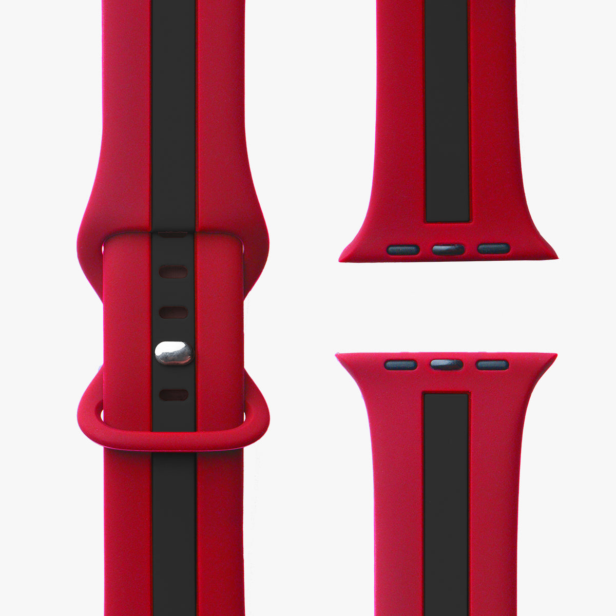 Apple Watch Armband Milano Silikon zweifarbig