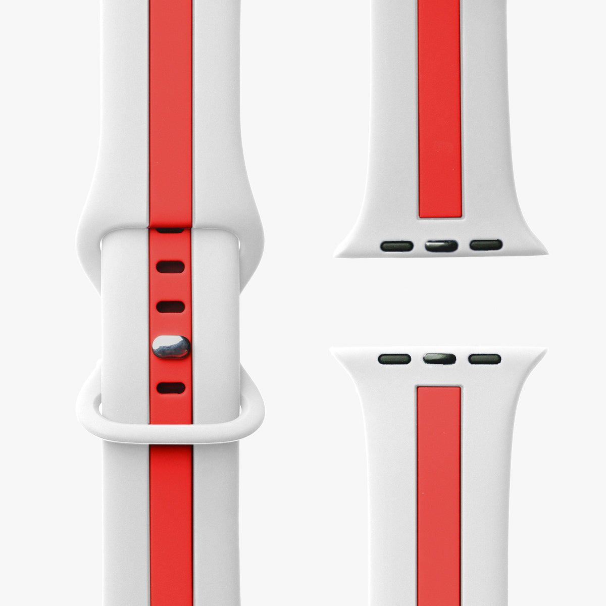 Apple Watch Armband Milano Silikon zweifarbig