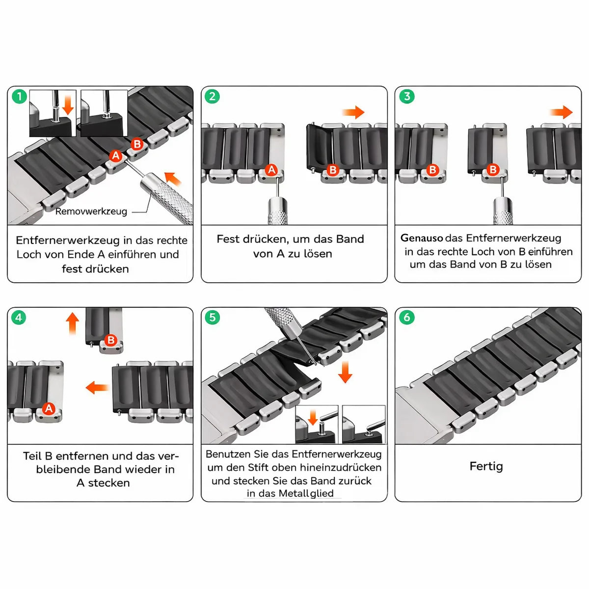 stratos titan silikon armband fur apple watch ultra 1, 2 und 3 von monteny bedienungsanleitung
