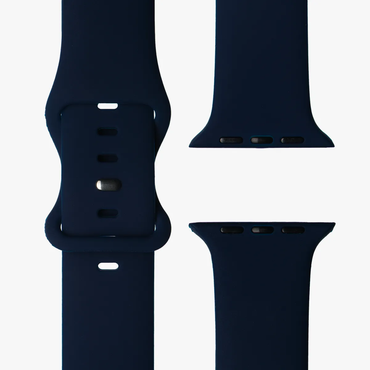 apple watch silikon armband marine blau draufsicht malta monteny