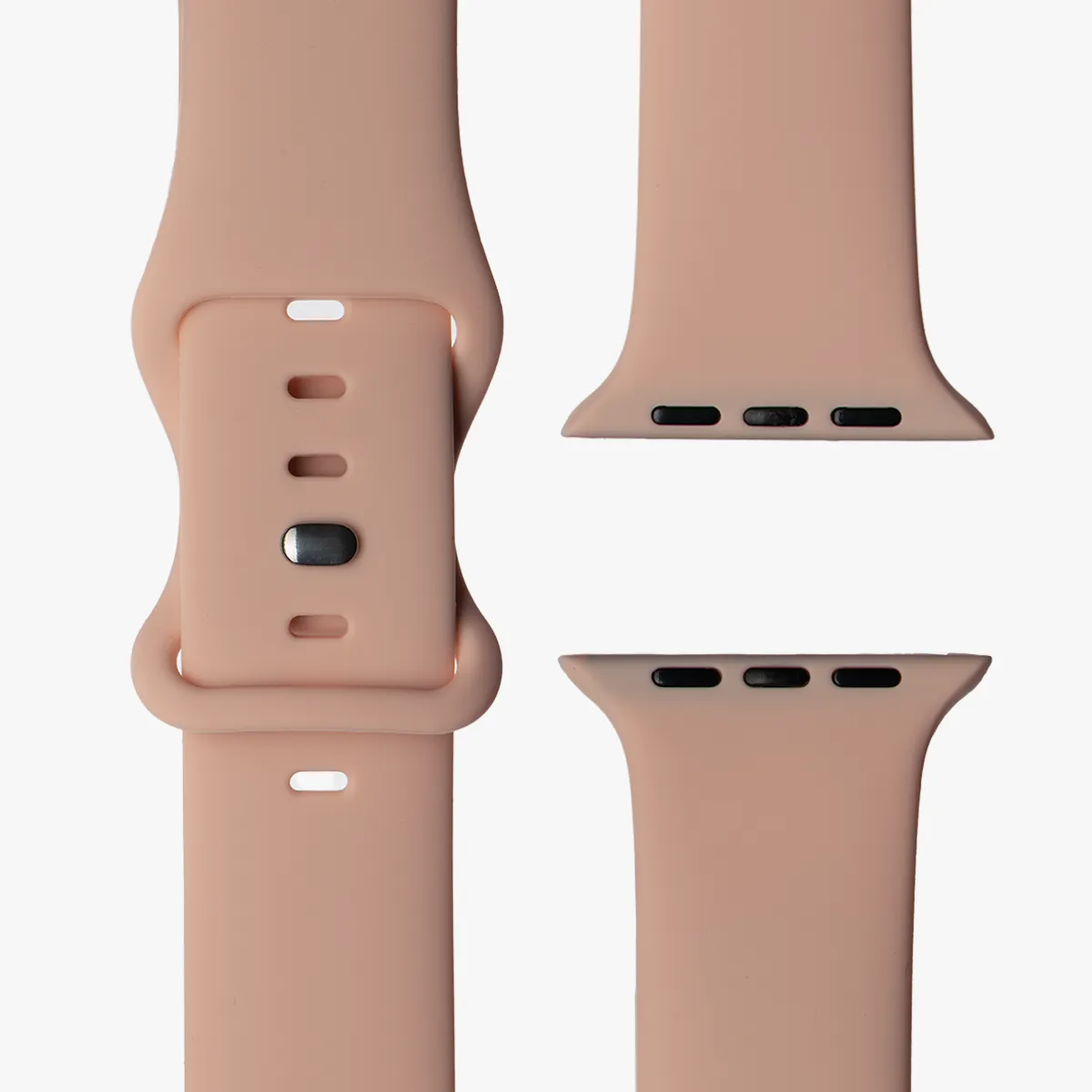 apple watch silikon armband rosa draufsicht malta monteny