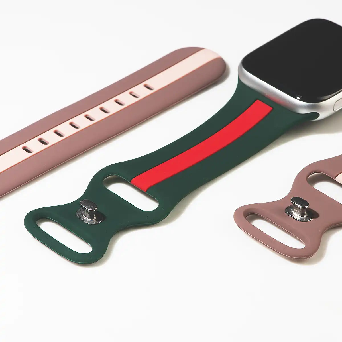 Apple Watch Armband Milano Silikon zweifarbig